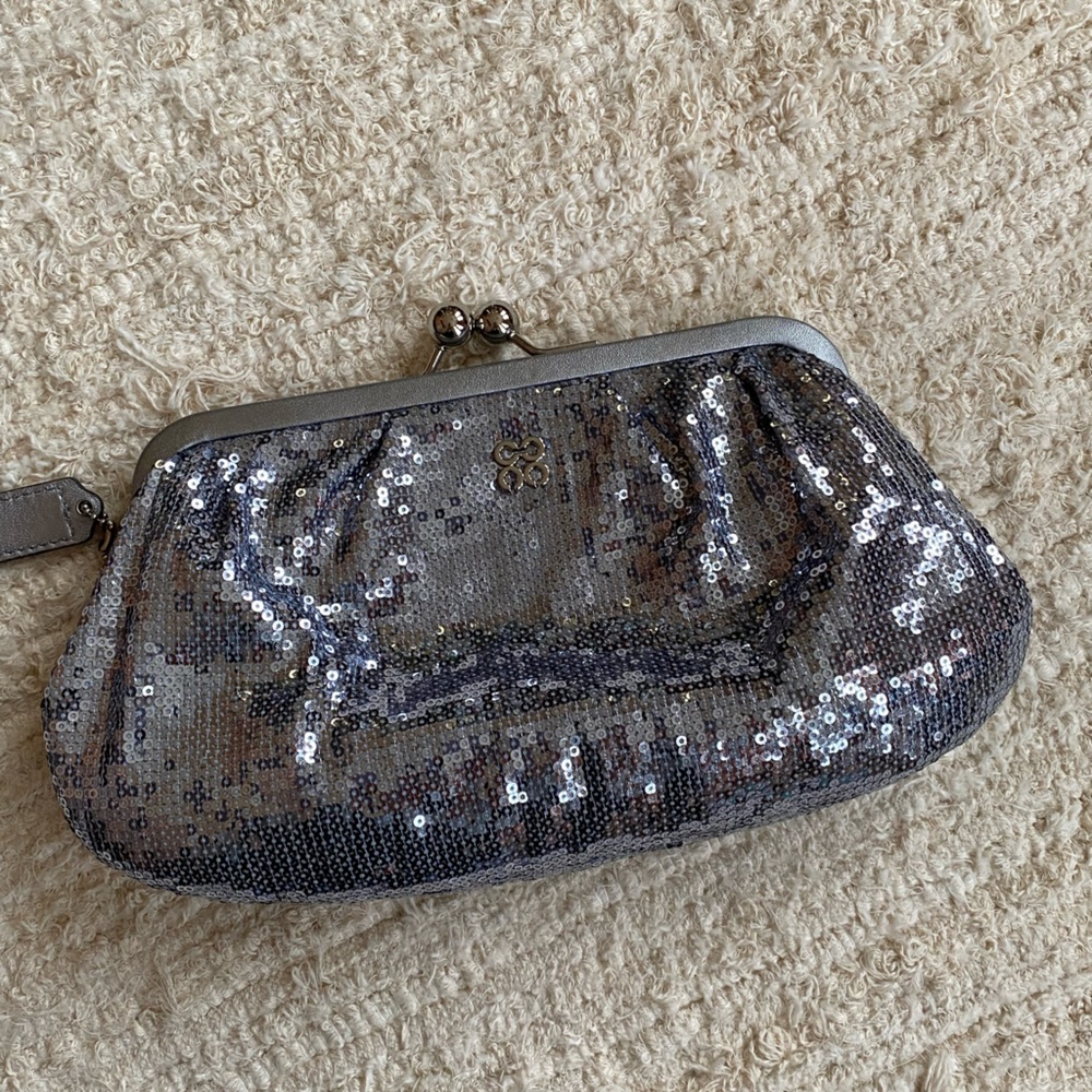 Sequins Coach Clutch